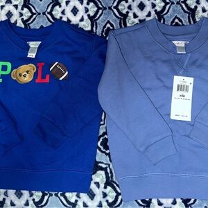Polo by Ralph Lauren Baby Blue listing for both Sweatshirt 24mnth